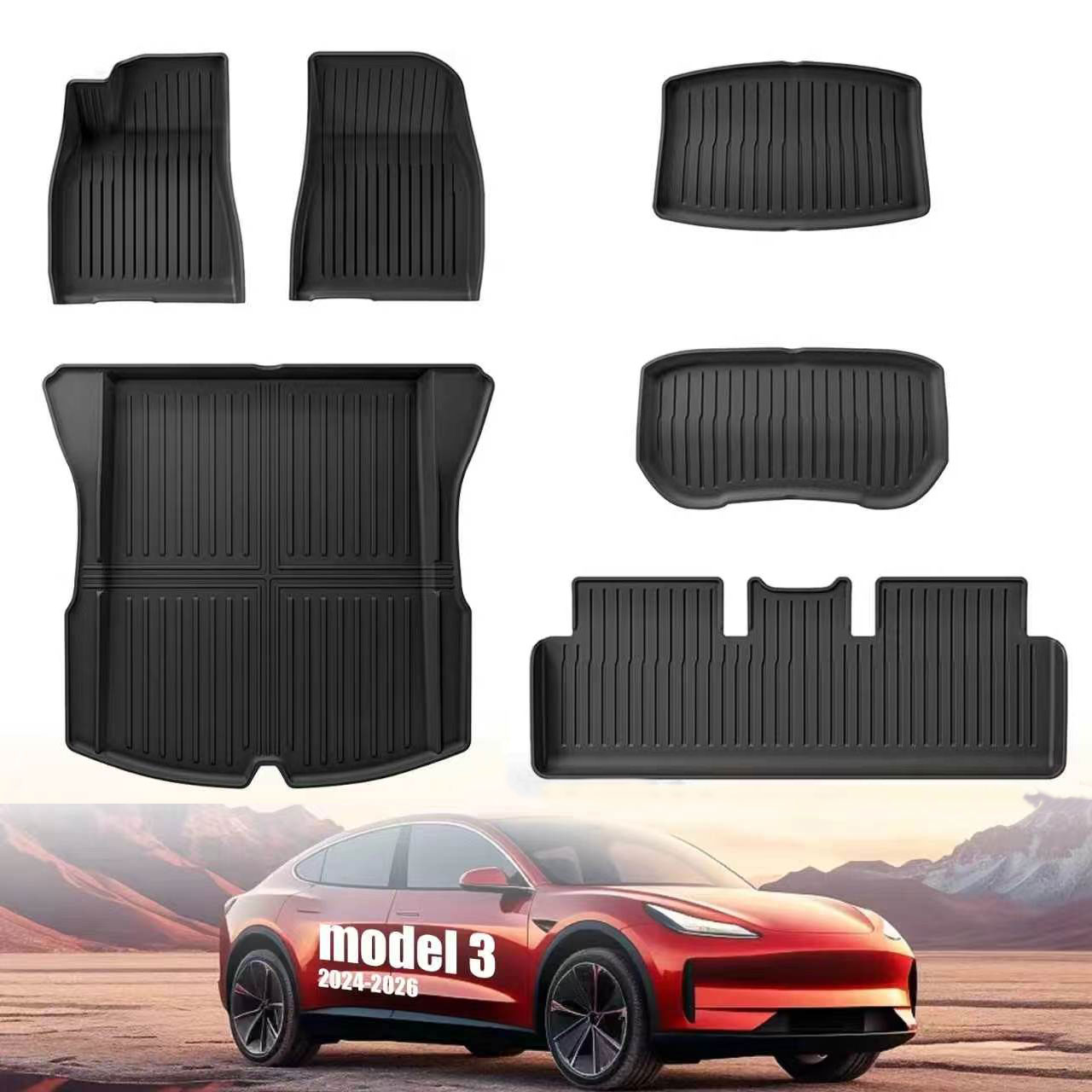 Car Floor Mat - Tapetes de Chão TPE para Todas