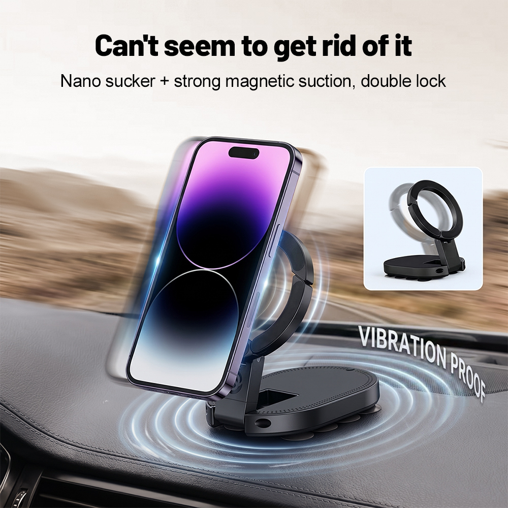 Car Cable Organizer - 360 ° Suporte de Telefone Magnético
