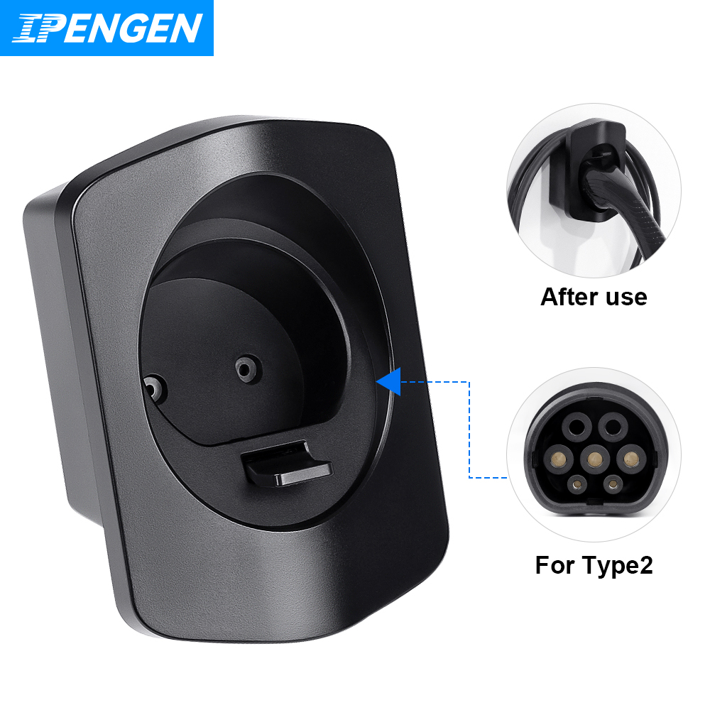 Car Cable Organizer - IPENGEN-EV Carregador Suporte para Tipo 2,