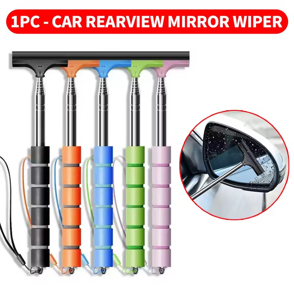 Car Mirror - Limpador de Para-brisa Retrátil Portátil de