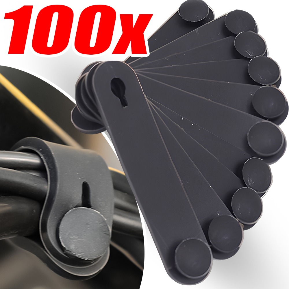 Car Cable Organizer - Correia de cabo de borracha elástica,