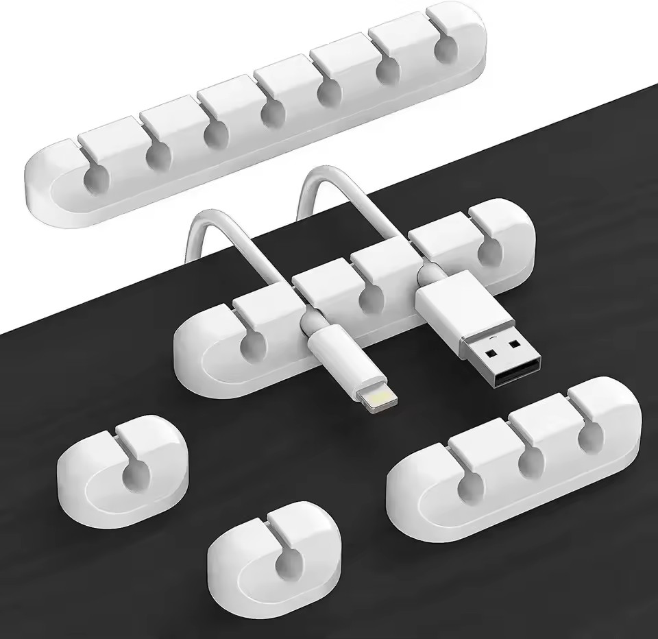 Car Organizer - Organizador de Cabos de Silicone, Clips