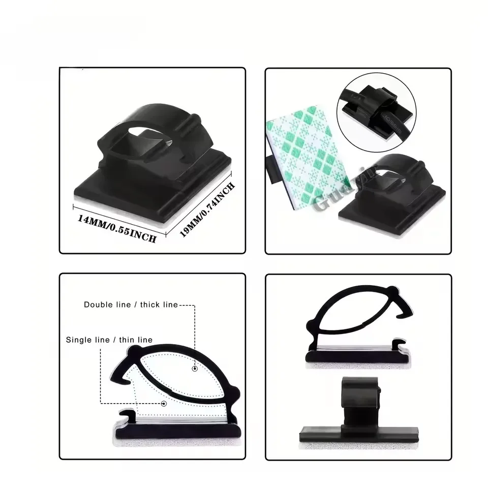 Suporte adesivo para cabos de  - Car Organizer avaliação e preço