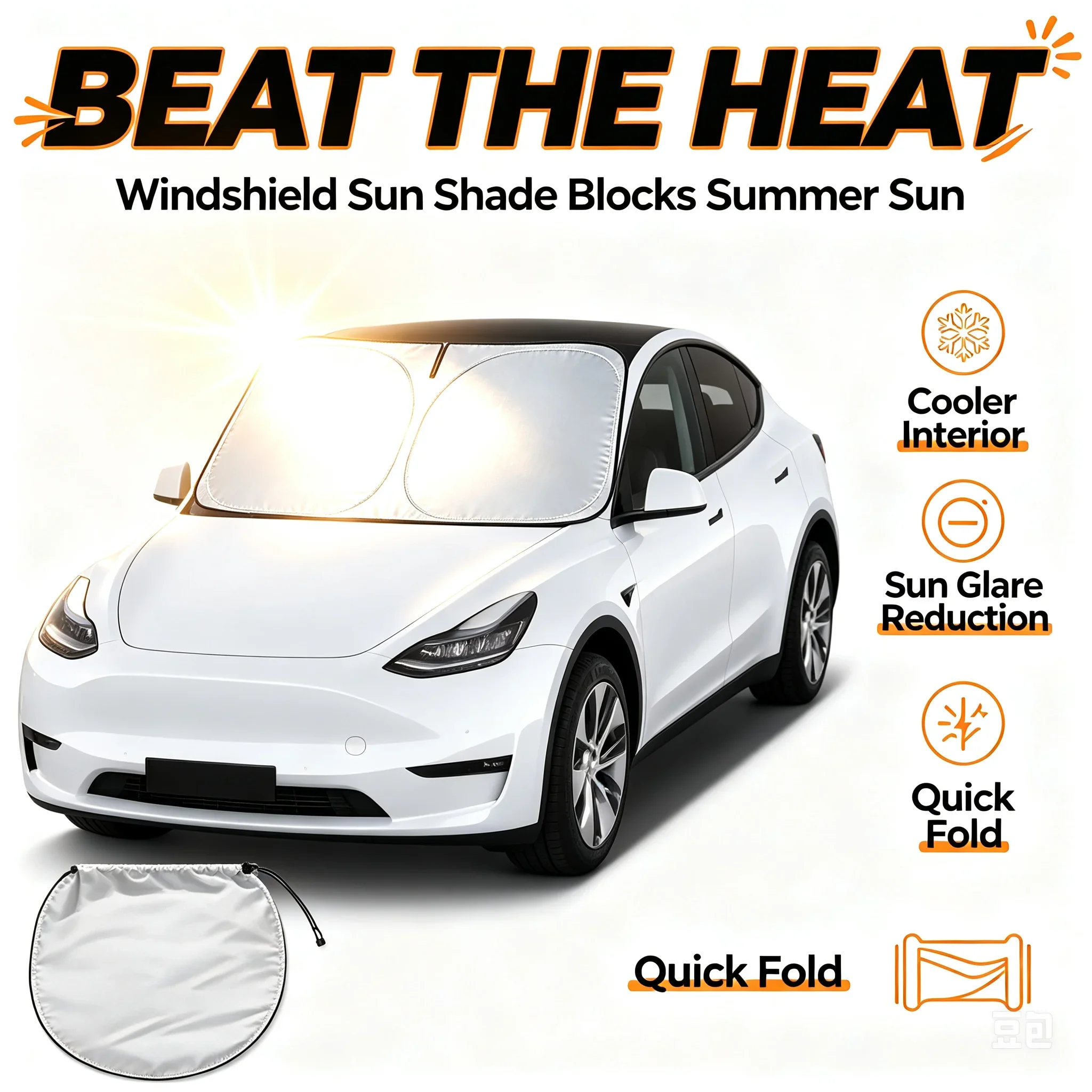 Protetor Solar para Para-brisa - Windshield Sun Shade avaliação e preço