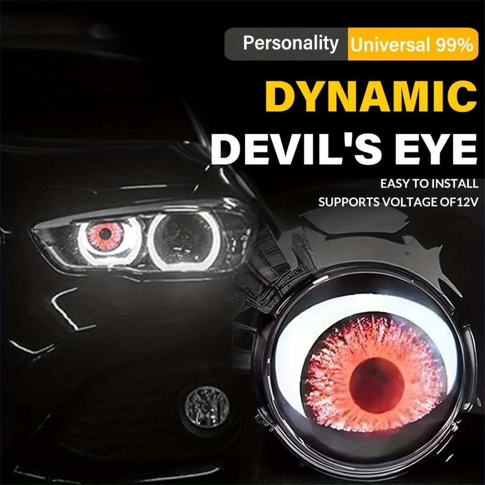    6 modos led dinâmico diabo - Car Led Light avaliação e preço