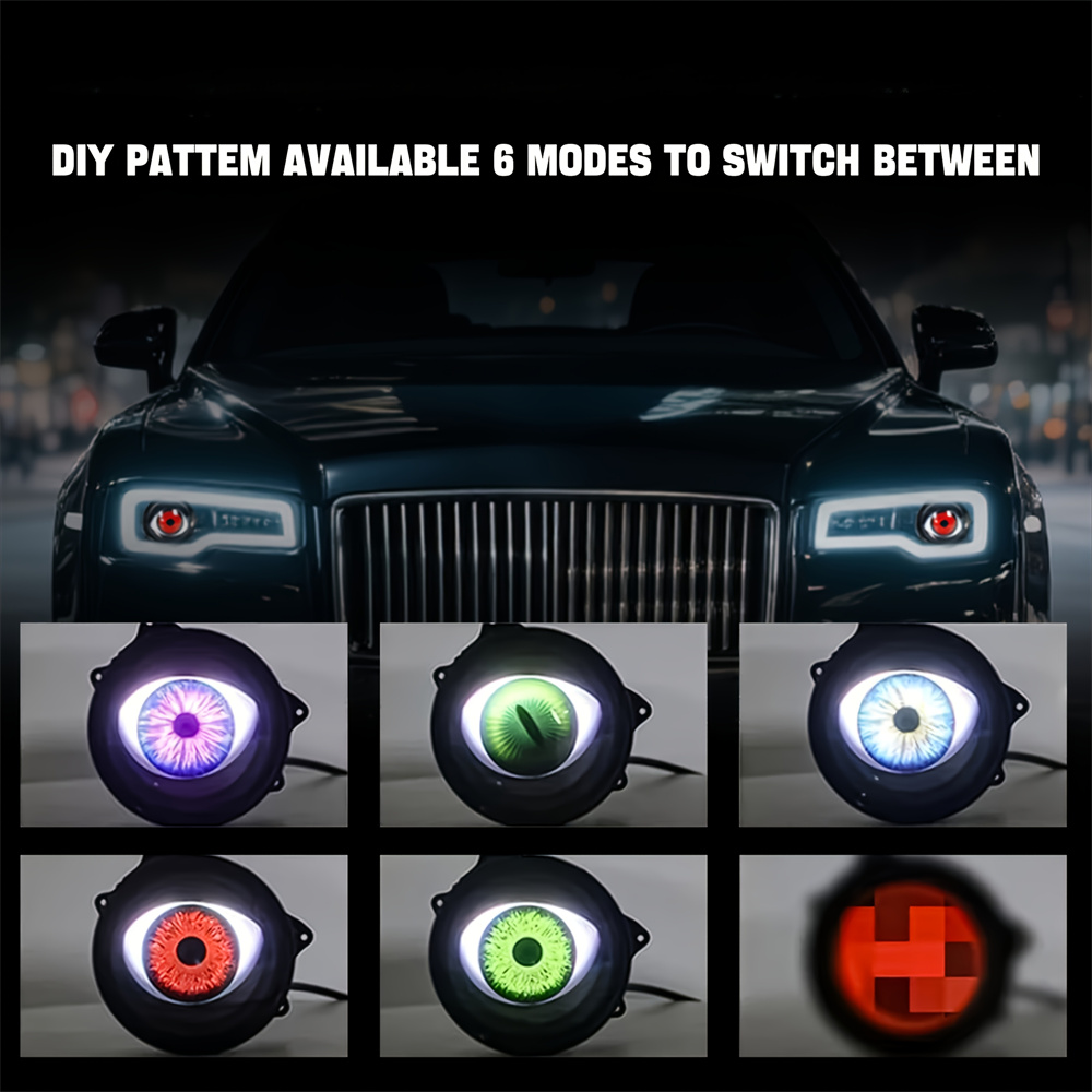    6 modos led dinâmico diabo - Car Led Light avaliação e preço