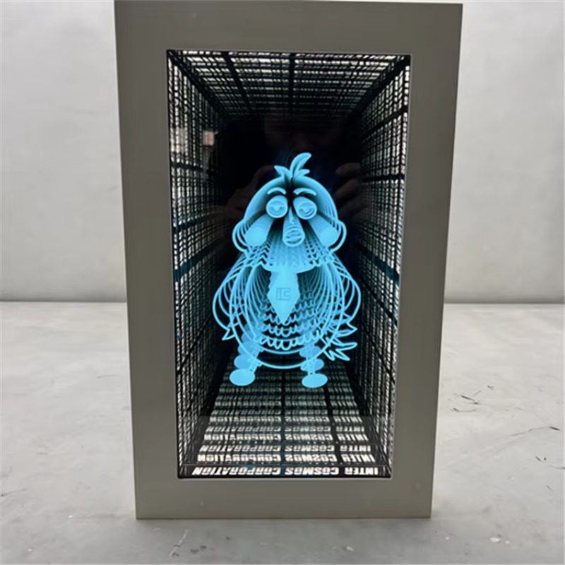 Espelho LED Infinito 3D Person - Car Mirror avaliação e preço
