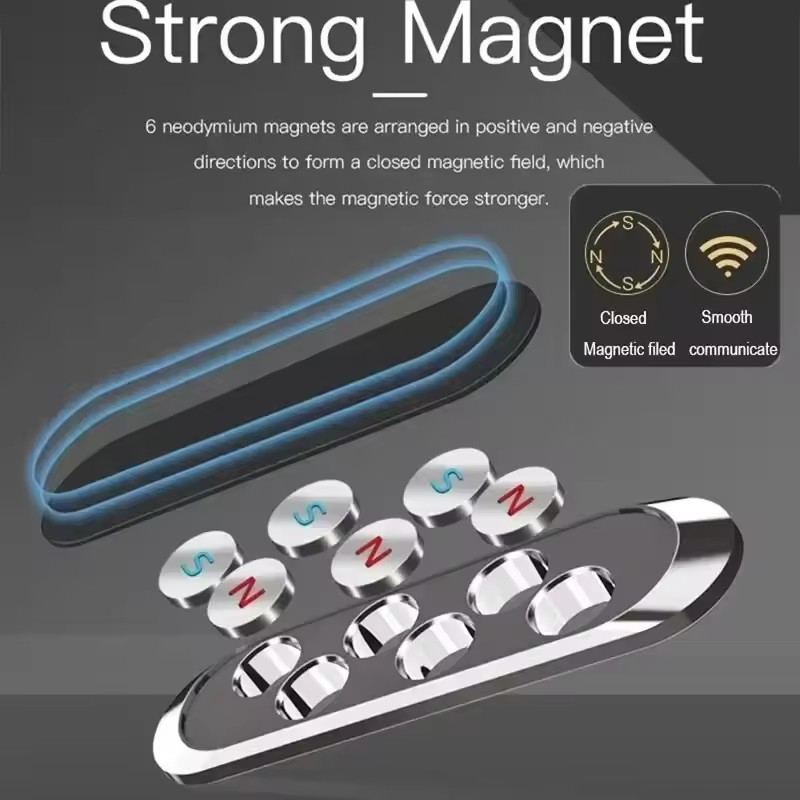 Suporte Magnético de Metal par - Car Phone Holder avaliação e preço
