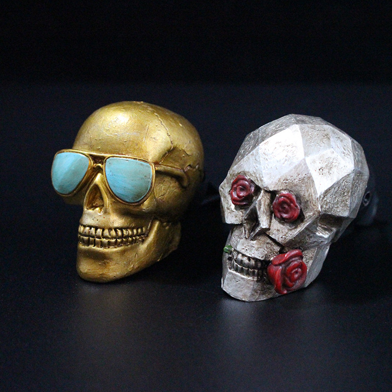 2 ‌ pçs/set Resina Rose Skull  - Car Air Freshener avaliação e preço