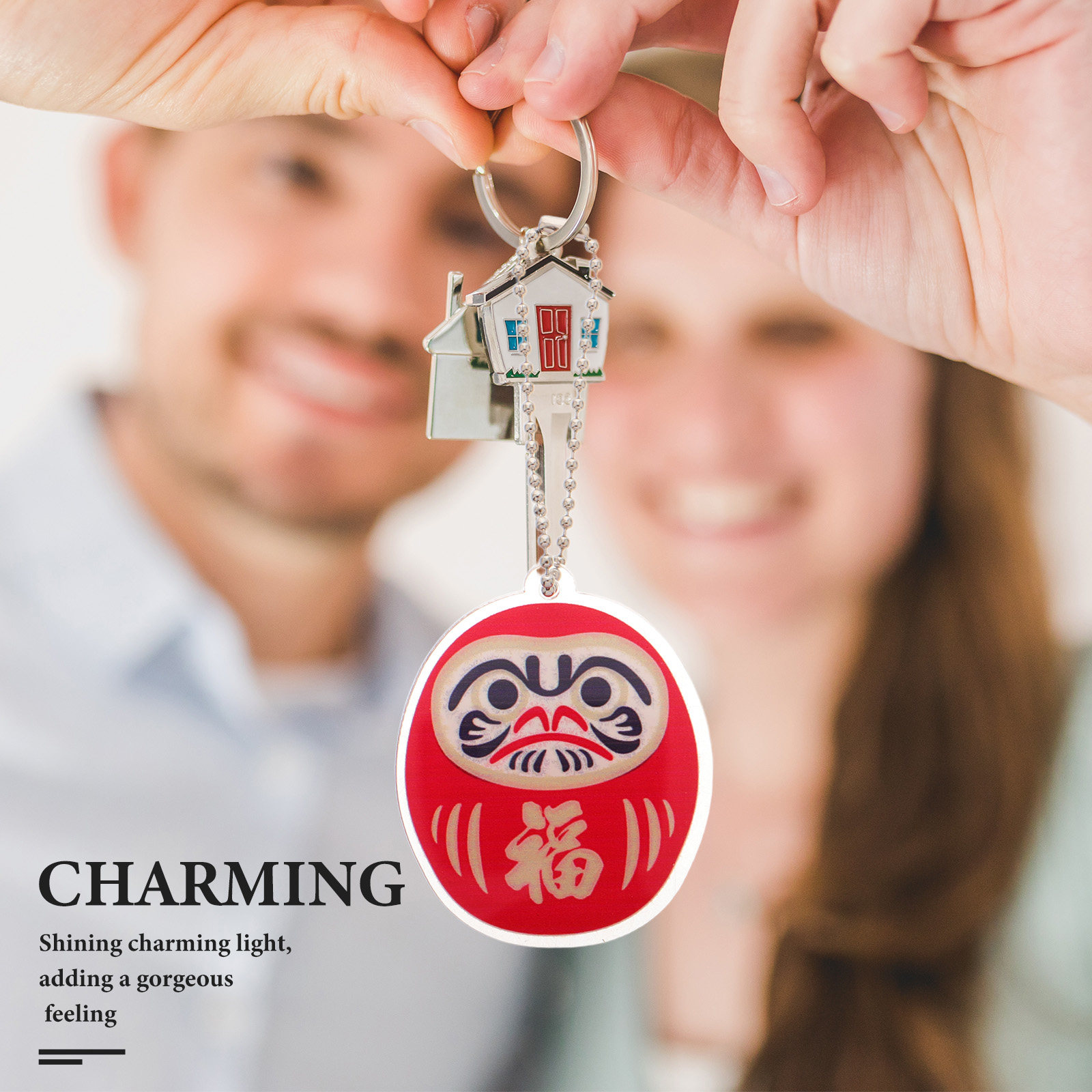 2 unidades de chaveiro Daruma, - Car Accessories Japanese avaliação e preço