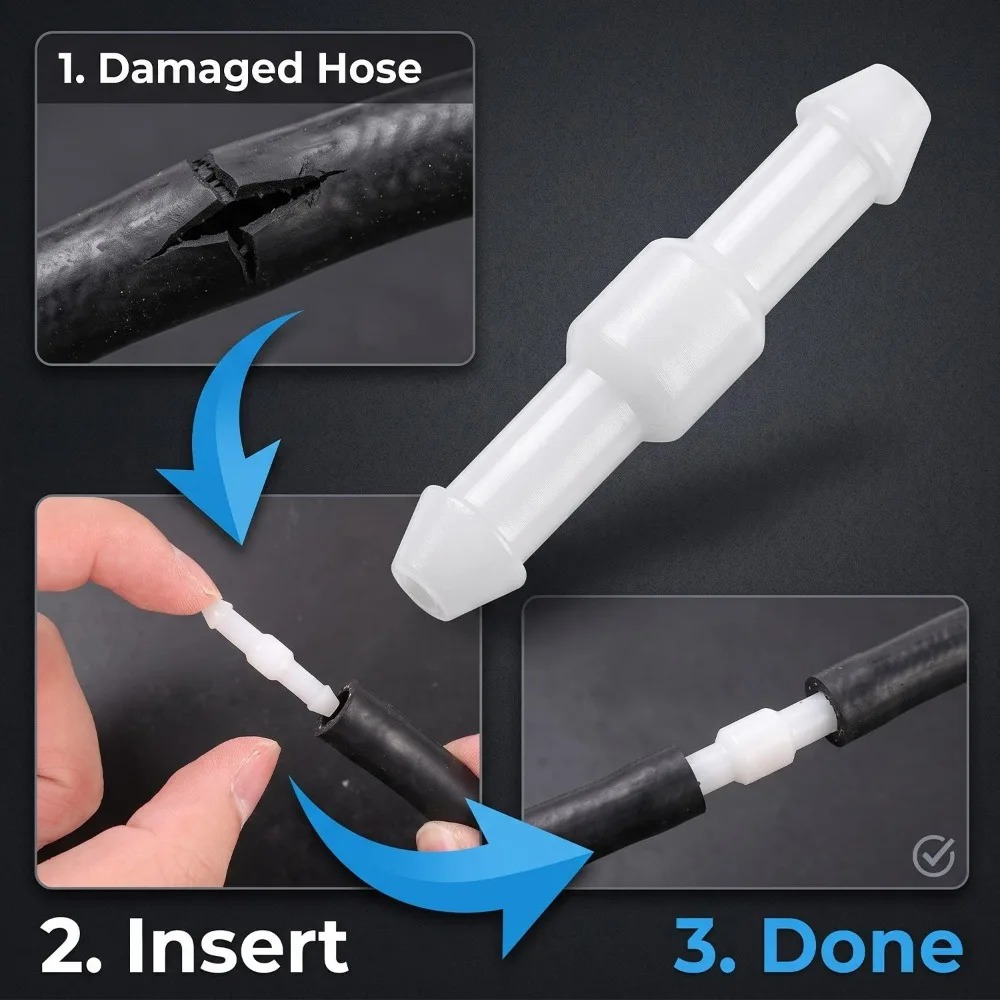 Conector Reto Preto+Branco par - Car Wiper avaliação e preço