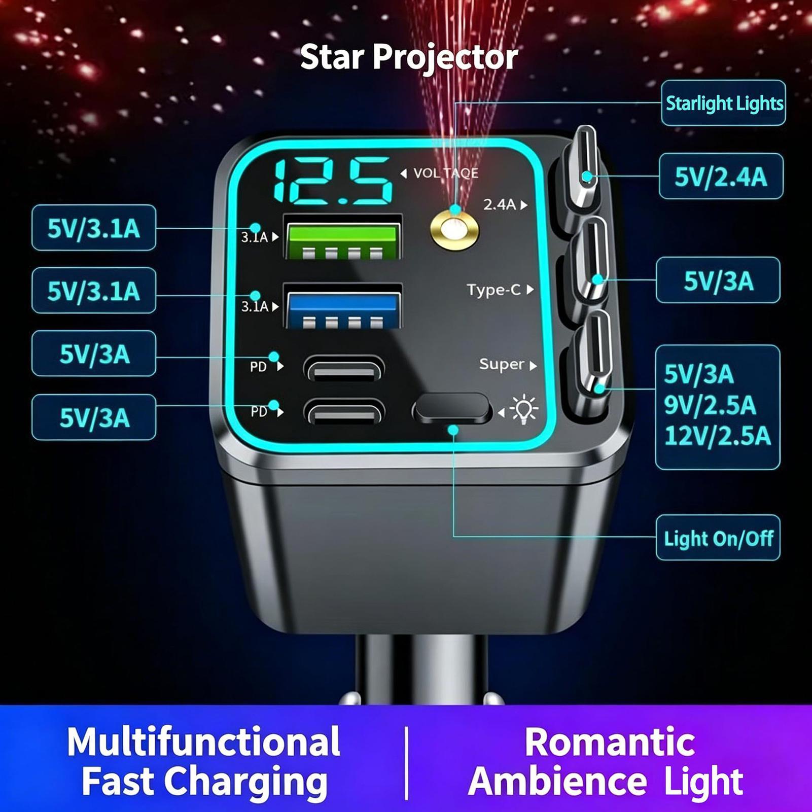 Carregador retrátil para carro - Car Charger avaliação e preço