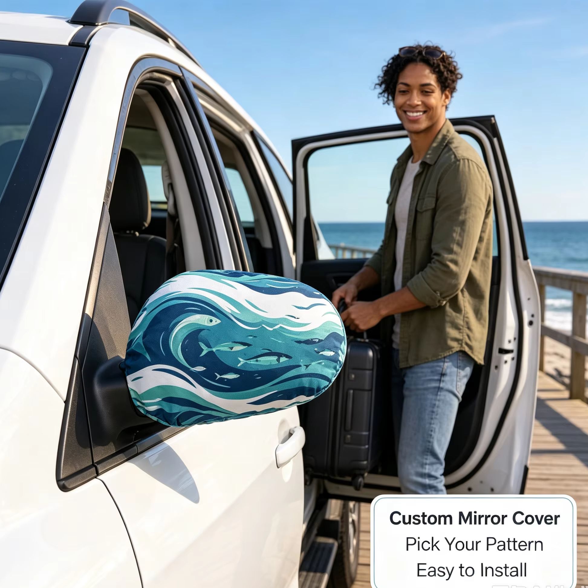 Capa de Espelho Retrovisor Lat - Car Mirror avaliação e preço